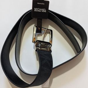 Michael Kors black reversible belt size L